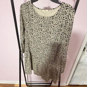 Kori Animal Print Long Sleeve Dress